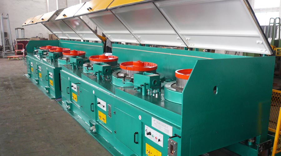 straight-in wire drawing machine