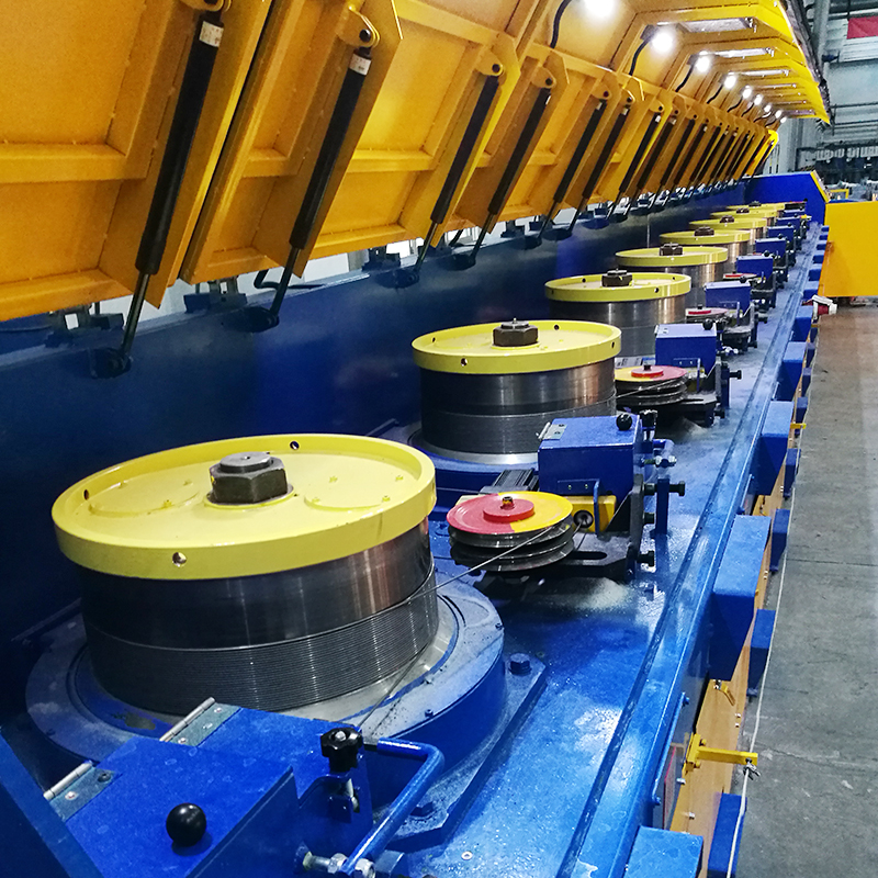Servo Direct Drive Straight Wire Drawing Machine - YF Metal Tech Servo Direct Drive Straight Wire Drawing Machine