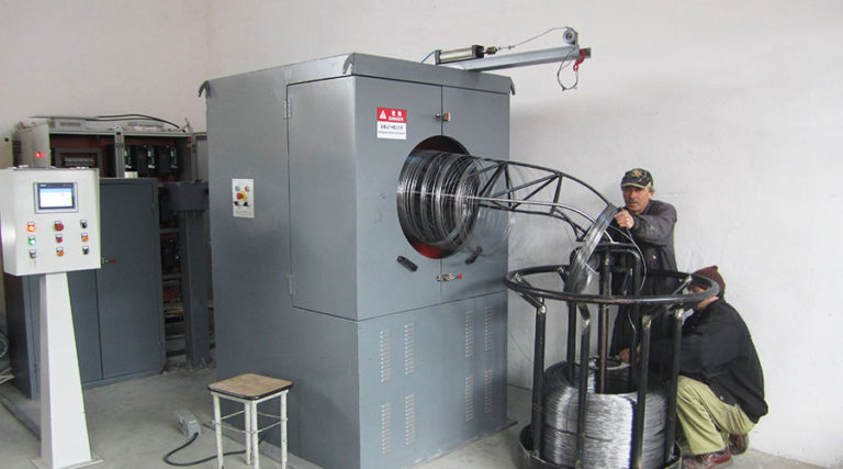 elephant trunk type wire take-up machine