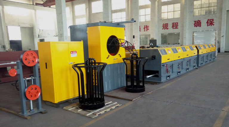 flat wire drawing machine
