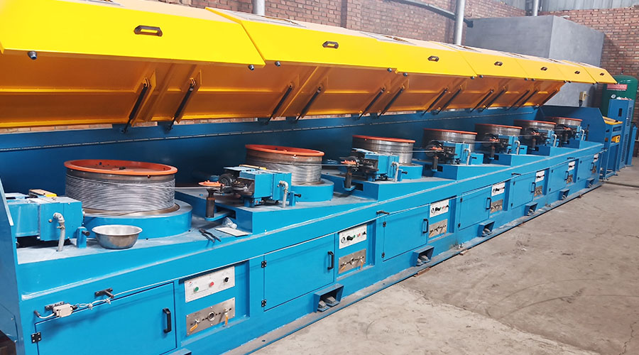 straight-in wire drawing machine