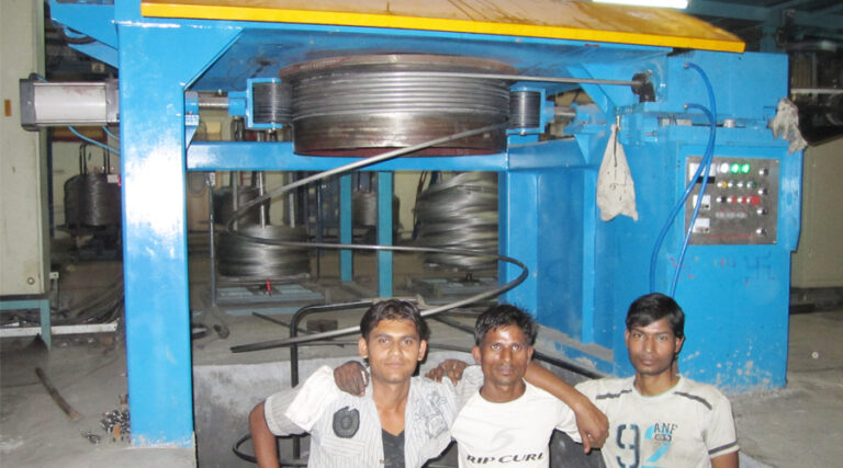 inverted wire drawing machine equipment